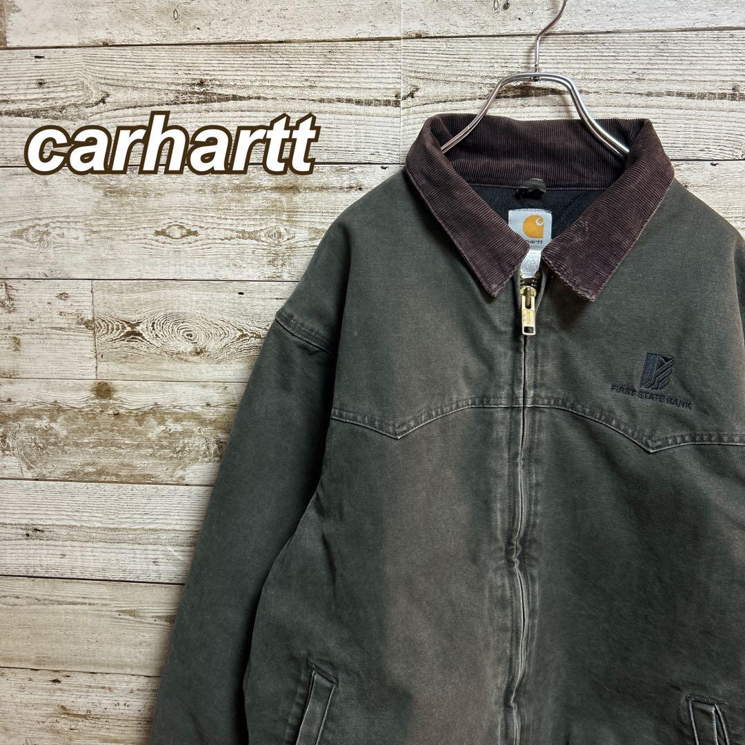 771【希少即完売品】カーハート☆刺繍ロゴサンタフェジャケットJ14MOS