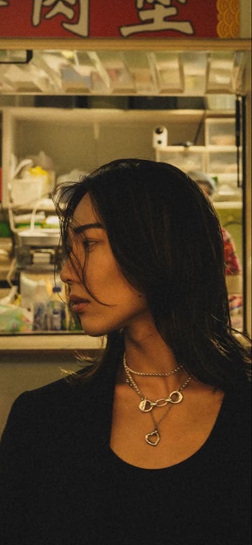 たくむくん着用　グッチ ネックレス バンブー ハート シルバー925