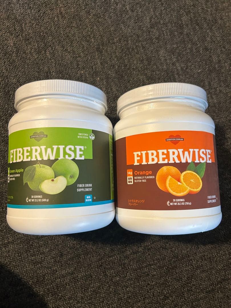 FIBERWISE ファイバーワイズグリーンアップル、オレンジセット