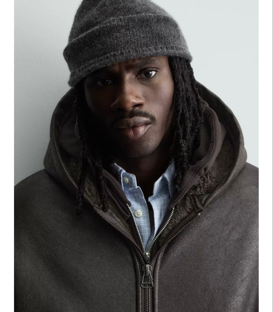 タグ付き新品☆ZARAのダブルフェイスフェイクレザージャケット☆M