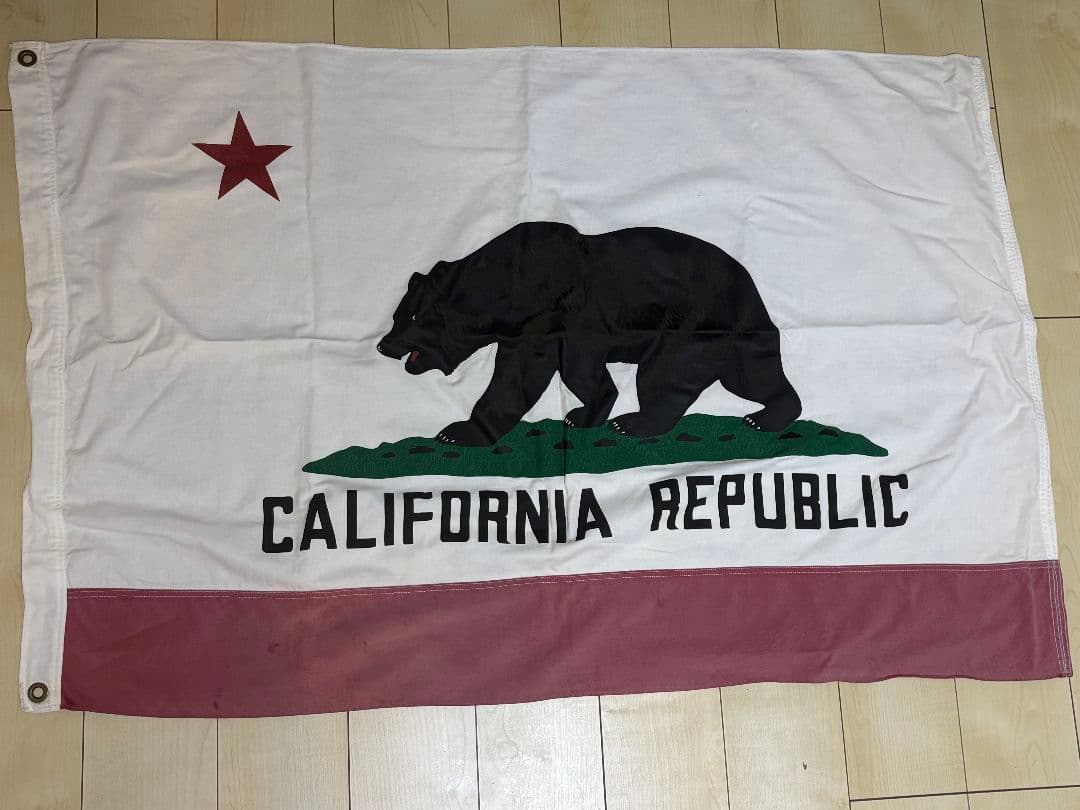 希少！CALIFORNIA REPUBLIC BANNER ヴィンテージ