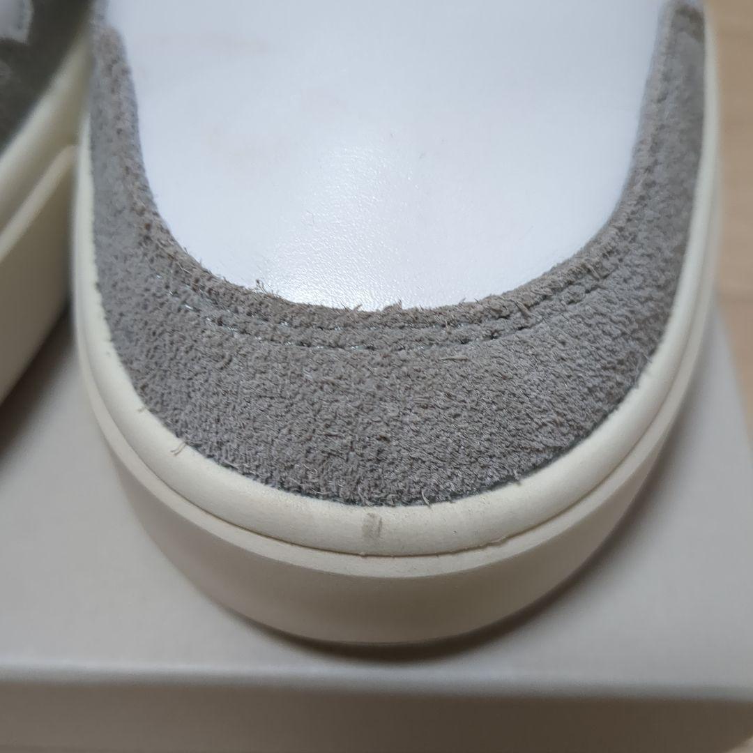 【美品】REGAL リーガル レザースニーカー 26.5cm 白 グレー 箱付