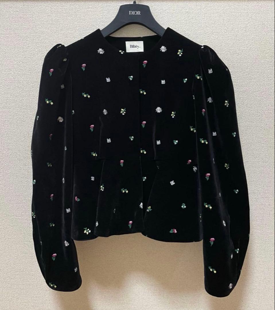 新品】Bibiy. B. STARRY PEPURAMU CARDIGAN - メルカリ