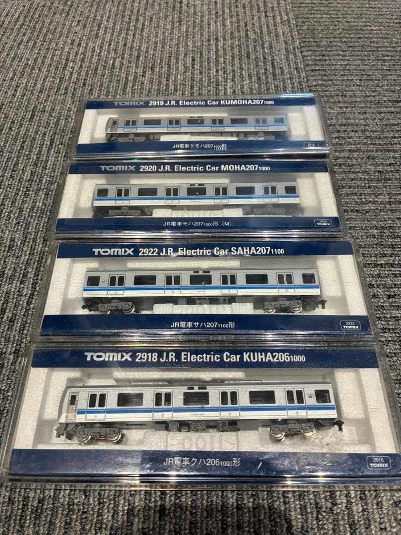 希少TOMIX トミックス207系1000番台 旧塗装 1パンタ車 4両セット テックステーション】2024年11月22日(金)12:00ごろ注文受付開始 207系