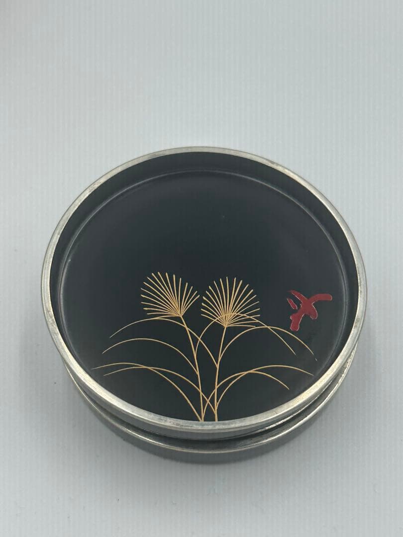 宗廣作 虫錫縁 香合 黒漆塗 茶道具 細合喝堂 書付 大徳寺 - メルカリ