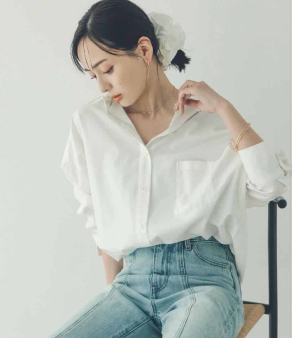 anuans アニュアンス スタンダードシャツ WHITE ホワイト