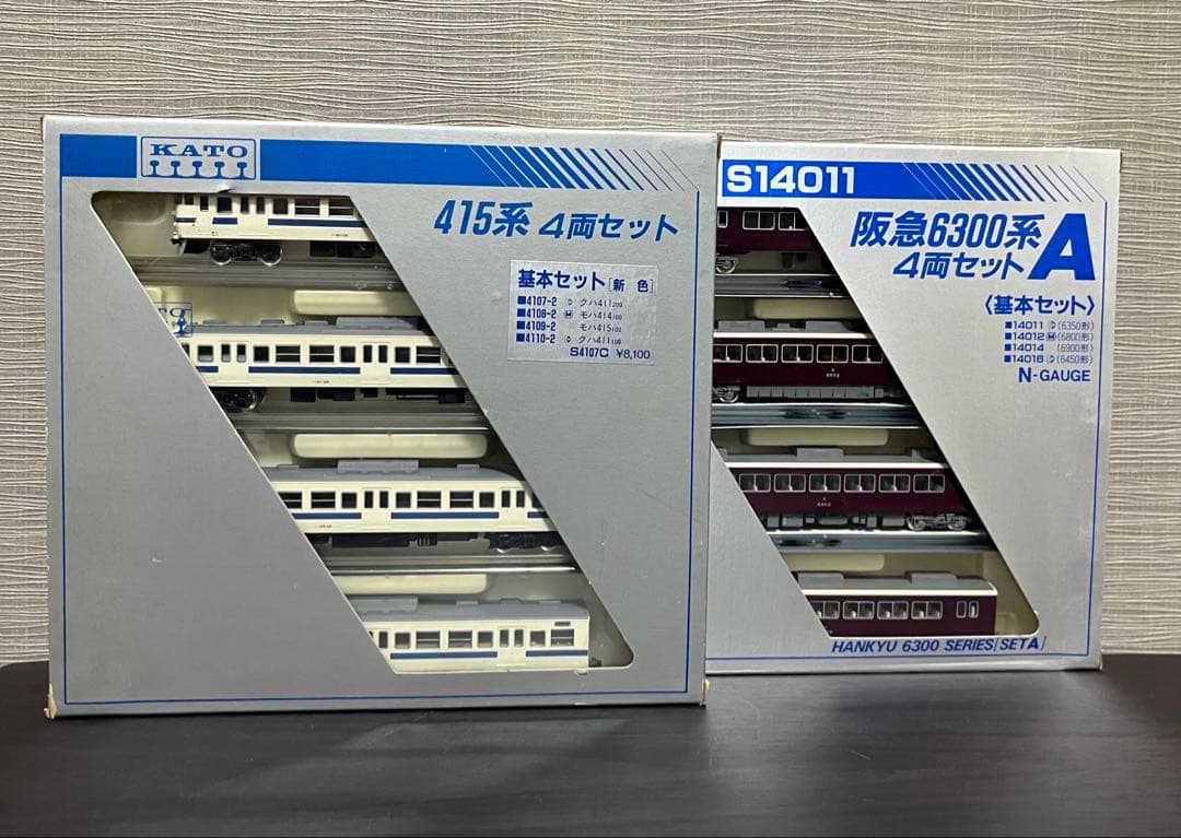 Nゲージ　KATO 415系4両セット・阪急6300系4両セットA 鉄道模型 Nゲージ』 KATO 阪急6300系 4両基本セット 走行編 - YouTube