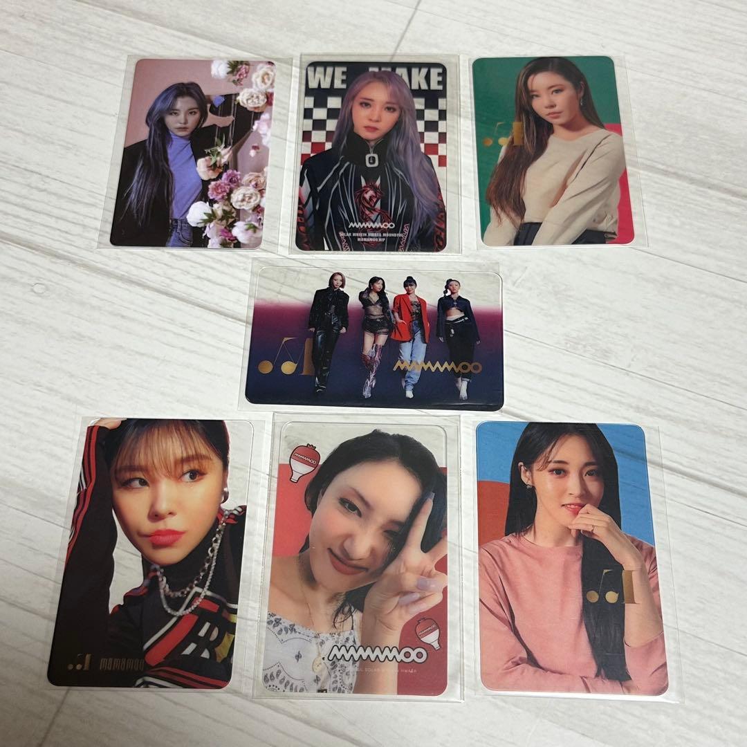 MAMAMOO トレカ カード 7枚セット - メルカリ