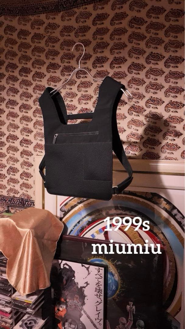 1999s miumiu チェストリグ バッグ　archive ハーネス