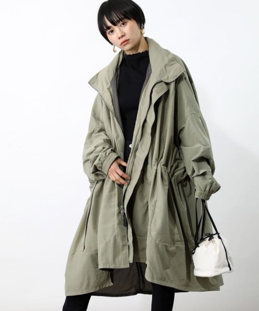 77サーカ×ワイルドシングス　ライトモンスターパーカー　モッズコート　ミリタリー