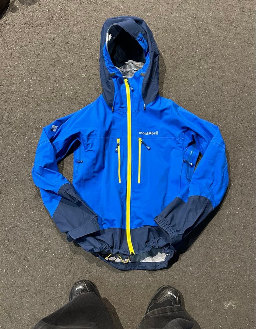 montbell tech shell jacket y2k ドローコード 短丈