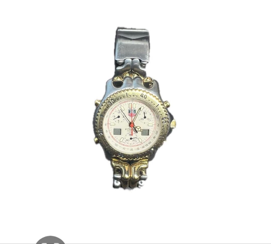 TAG HEUER クロノグラフ 腕時計 シルバー/ゴールド CG1123-0 - メルカリ