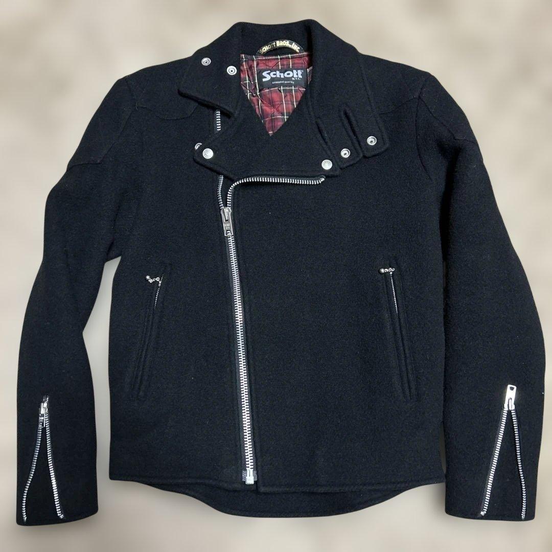 schottx flaphウールライダース38ショット666