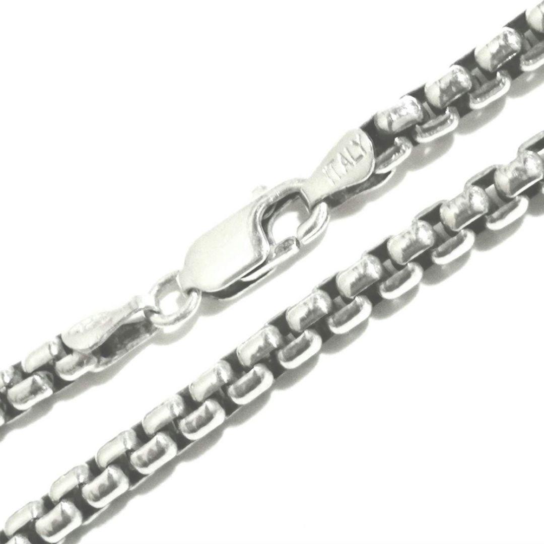 イタリア製　シルバー925　ベネチアン　チェーン　シルバーネックレス　アクセ