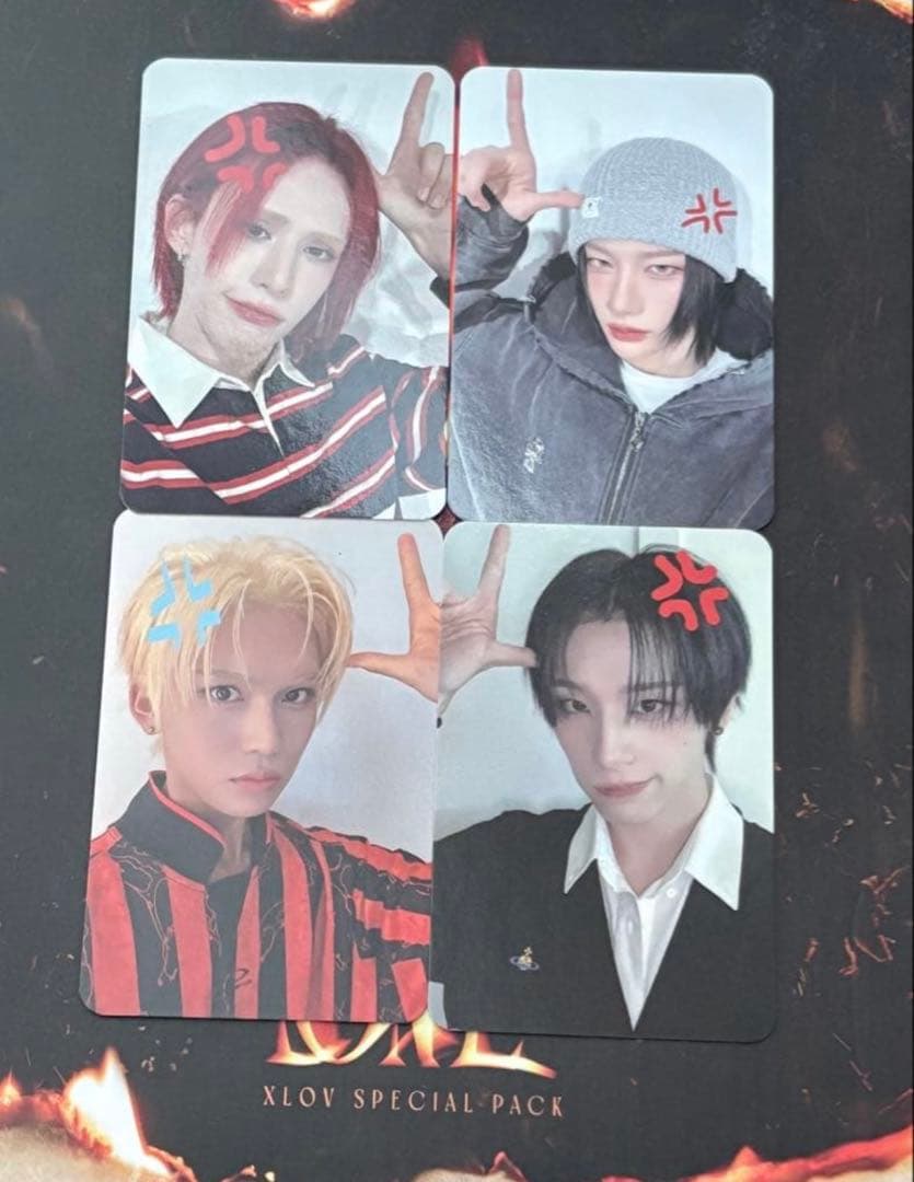 出回りなし XLOV RISINGSTAR トレカ 4枚セット