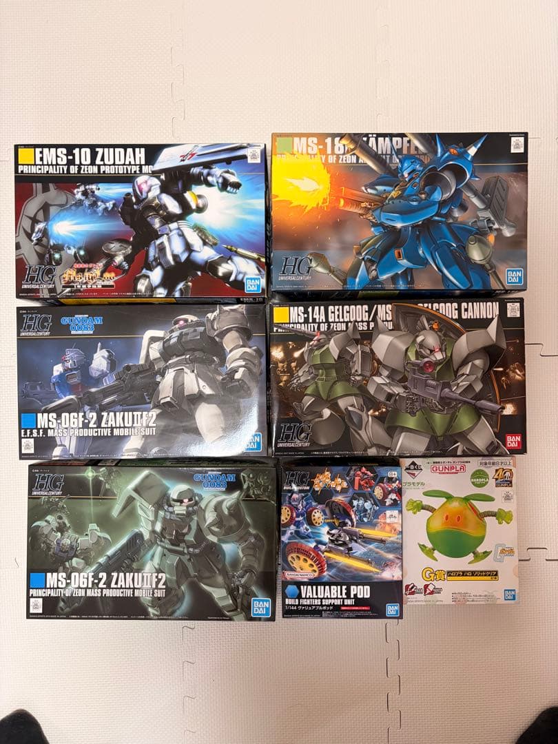 HG ガンプラ5点+おまけ まとめ売り