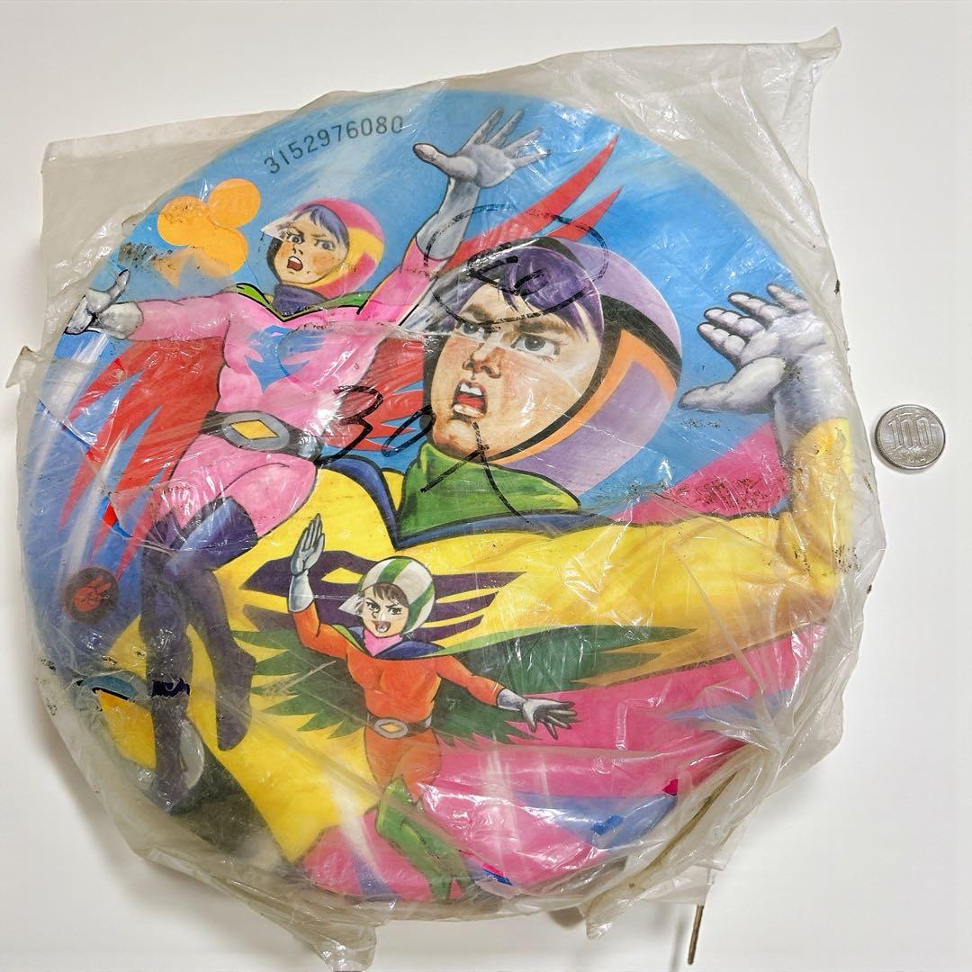 激レア 昭和レトロ 未開封 30枚 セット 特大 丸面子 メンコ 当時物 巨大