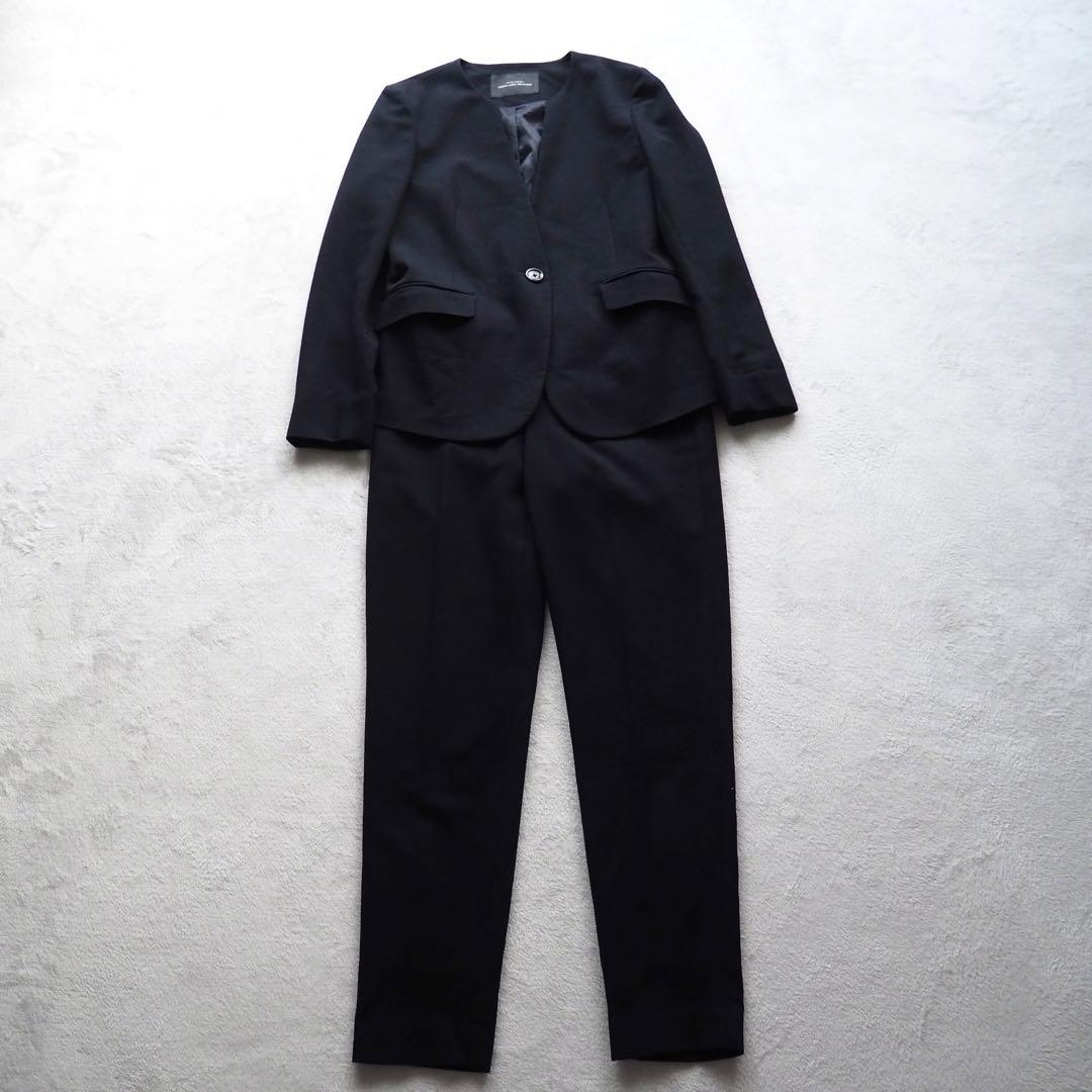 green label relaxing セットアップ パンツスーツ 濃紺 38