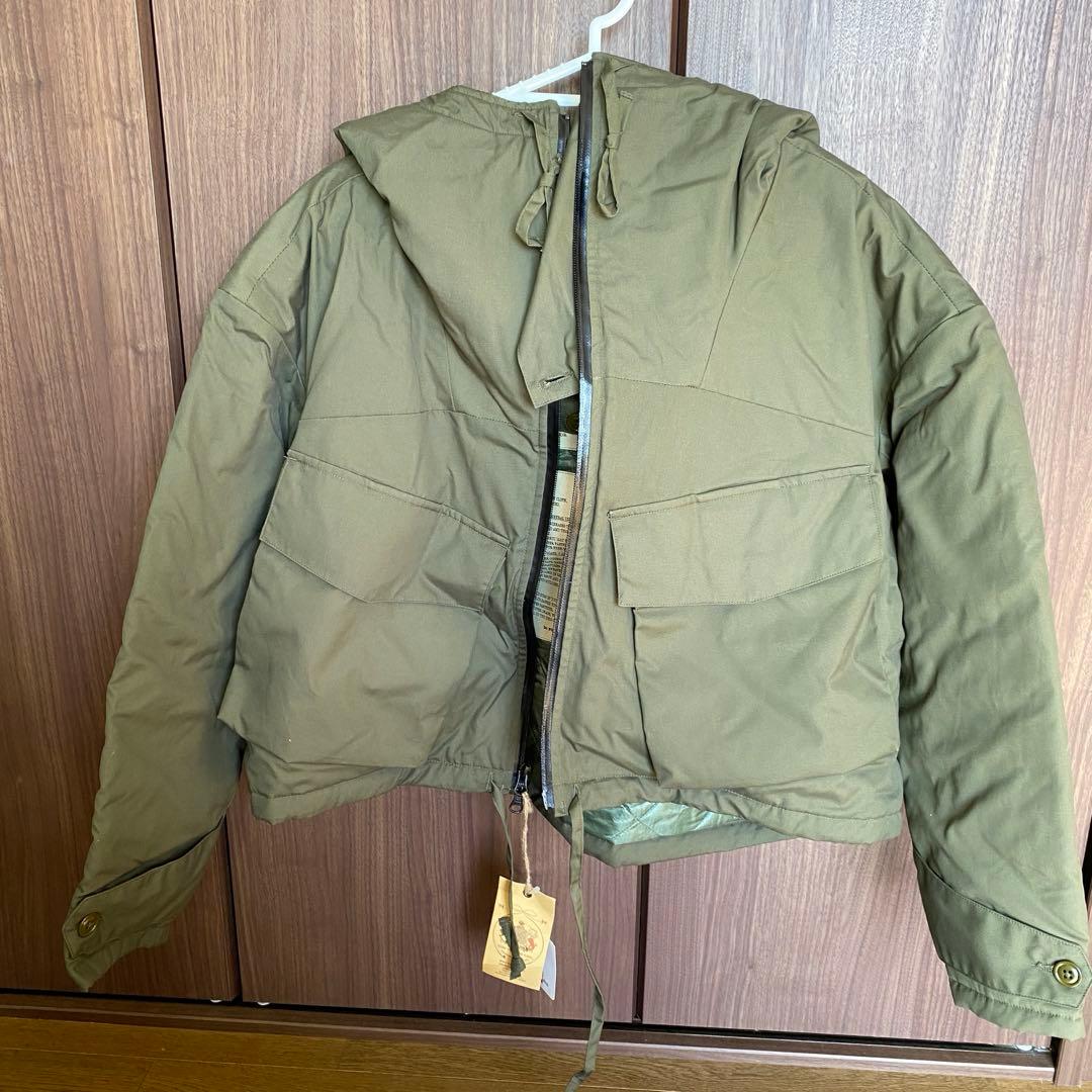 【値下げ】MONITALY ミリタリー クロップドジャケット 38 カーキ