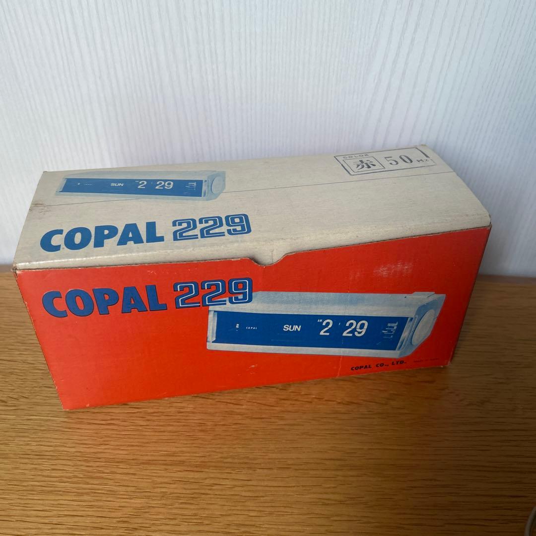 せ*ち様 COPAL 229赤パタパタ時計／フリック時計 箱、説明書付 - メルカリ
