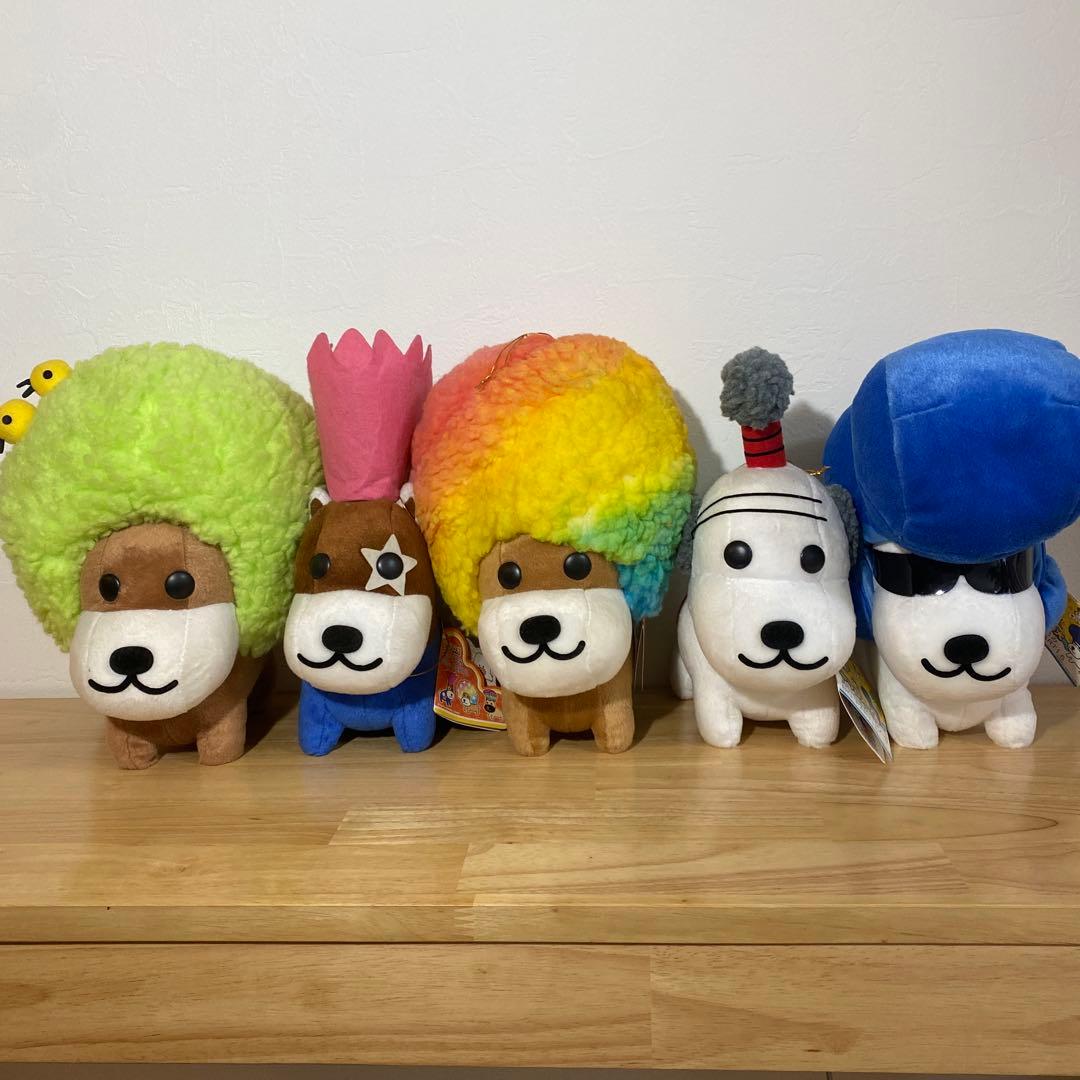 アフロ犬ぬいぐるみBIGシリーズ5体まとめ売り④ - メルカリ