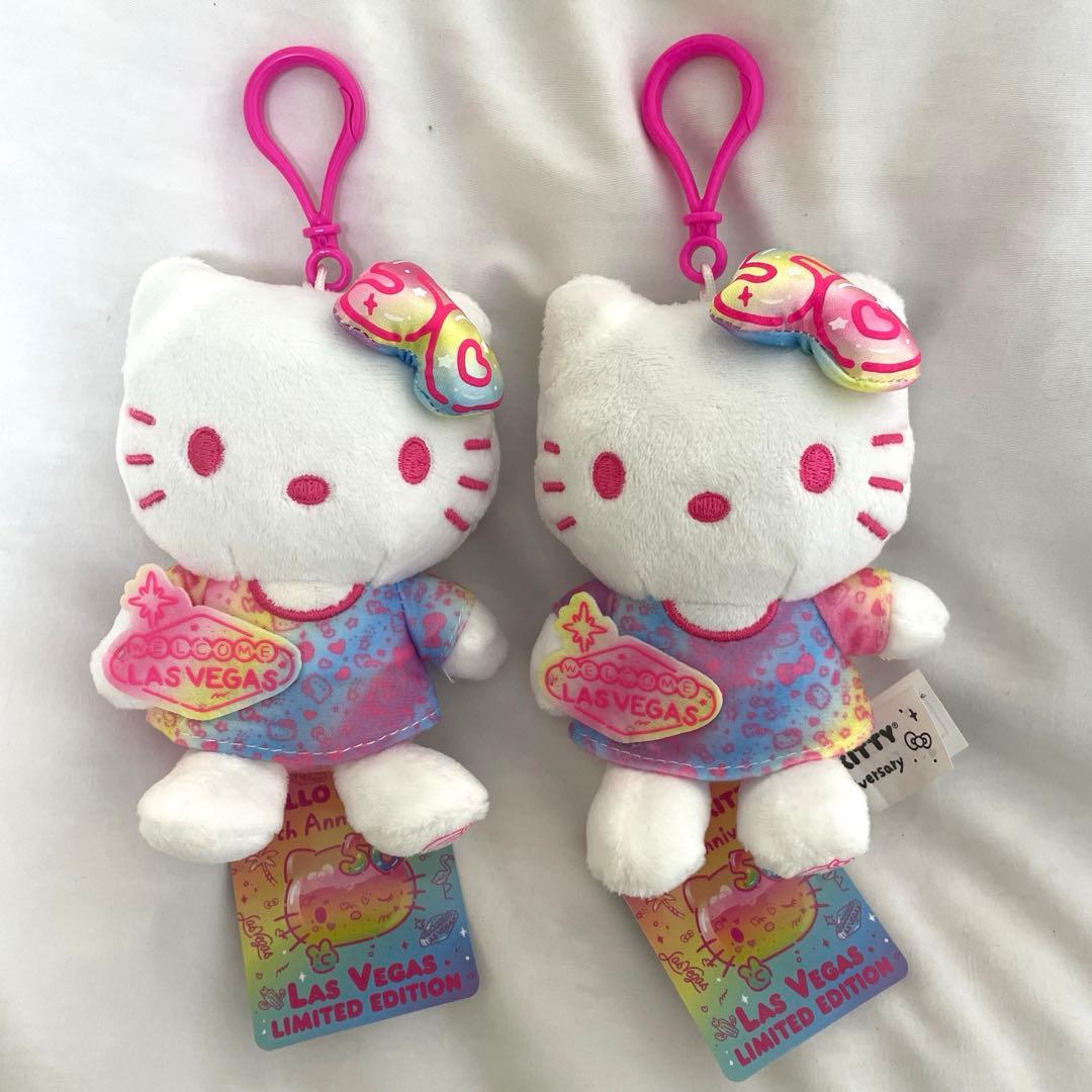 ハローキティ 50周年 マスコット ABCストア ラスベガス限定 2個セット