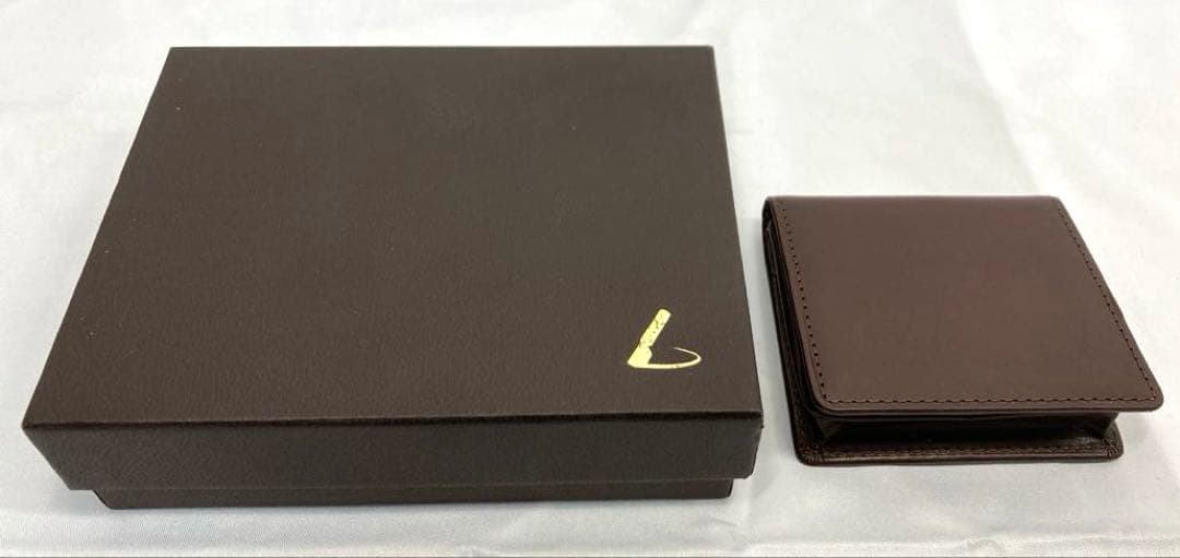 1019レ 土屋鞄製造所 コンフィオ ヌメ革 レザー ケース 小銭入れ