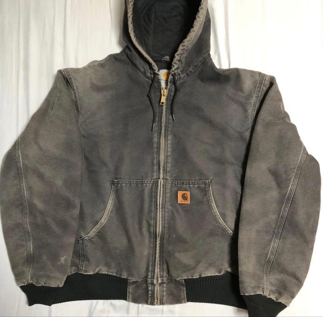 Carhartt グレー フード付きジャケット　アクティブジャケット