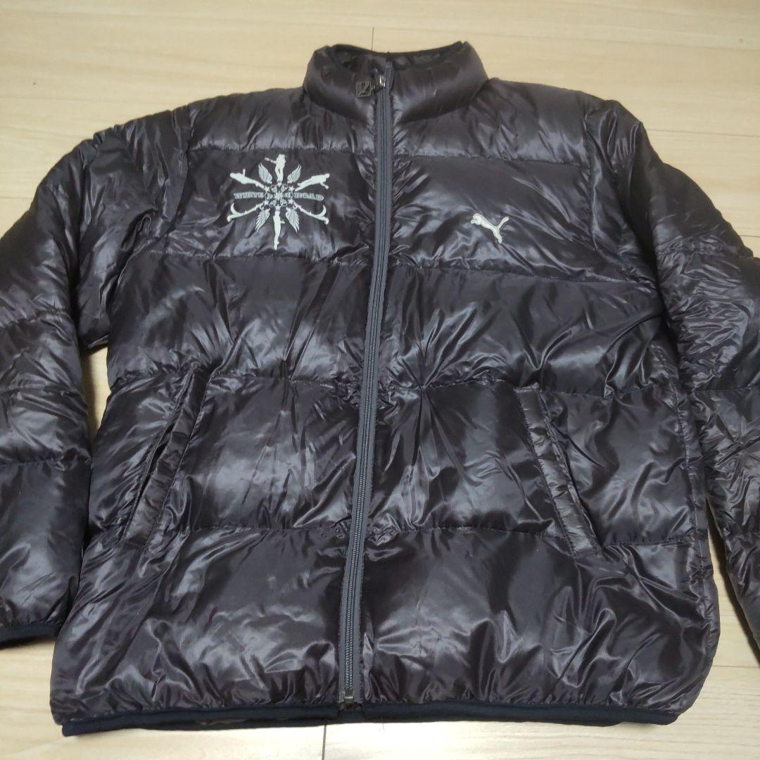 Puma 黒 ダウンジャケット GLAY DOME TOUR 2005 PUMA（プーマ） チームリーガ ミドルダウンコート TEAMLIGA アウター