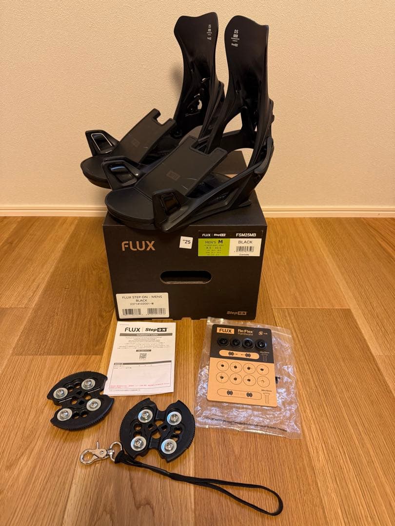 FLUX Step on ビンディング メンズ M ブラック