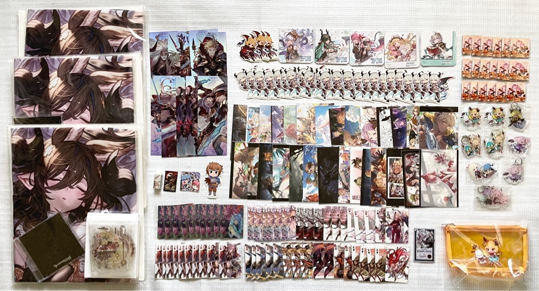 グラブルフェス　グッズ　まとめ売り　ポストカード　トランプ　ガレヲン　シエテ ダンガンロンパ × ORBcafe「秋の大収穫祭」トランプ風PVCカード