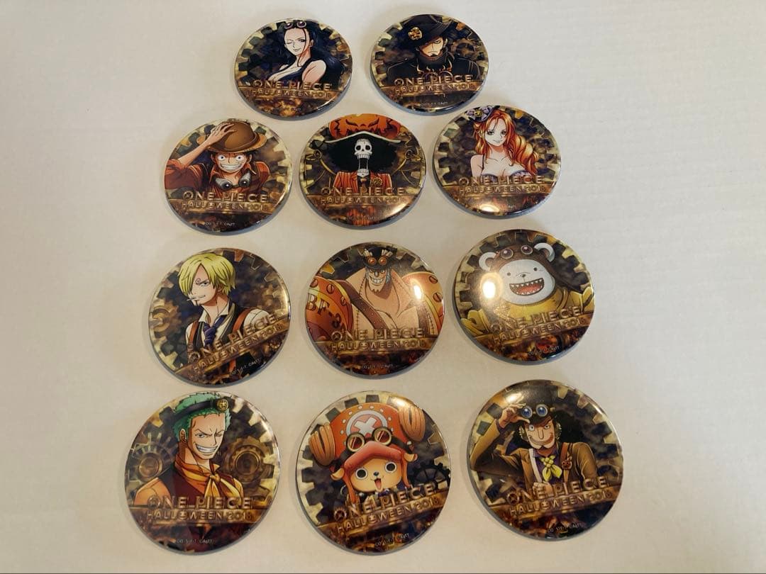 東京ワンピースタワー ハロウィン 缶バッジ 2018 コンプリート