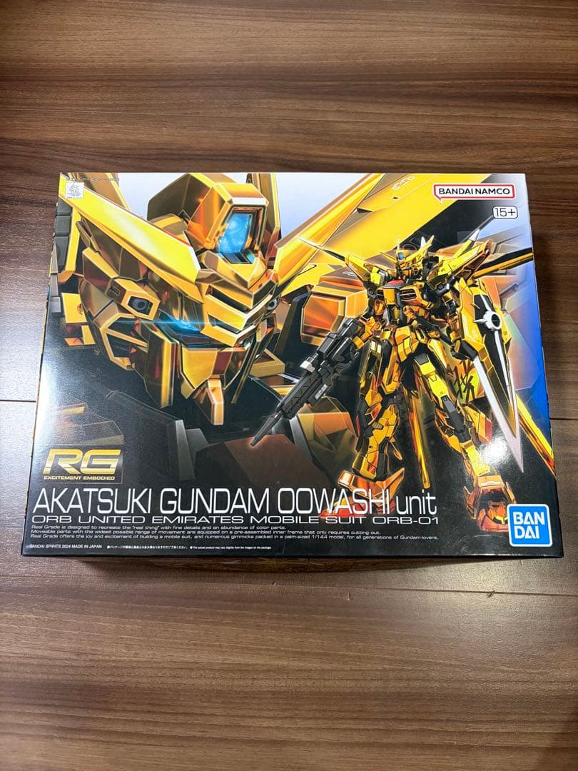 RG アカツキ　未組立 RG】アカツキ ガンダム (オオワシ装備) (素組・レビュー) Seed Destiny