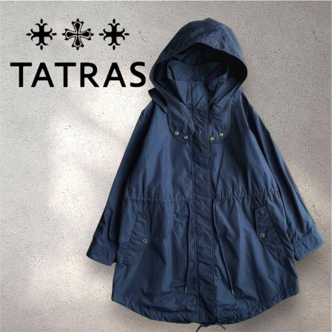 ▼TATRAS タトラス▼別注マウンテンパーカー▼美品 定価7.9万円▼ネイビー