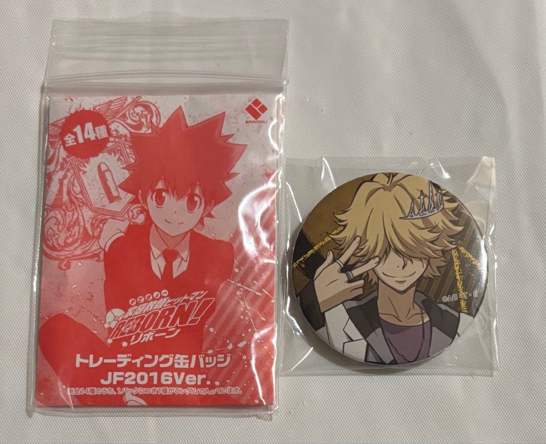 リボーン ベルフェゴール ジャンフェス限定 缶バッジ JF2016