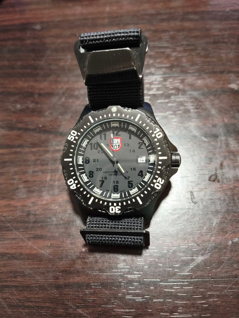 【希少・傷あり】ルミノックス・8400JTBK・MNストラップ