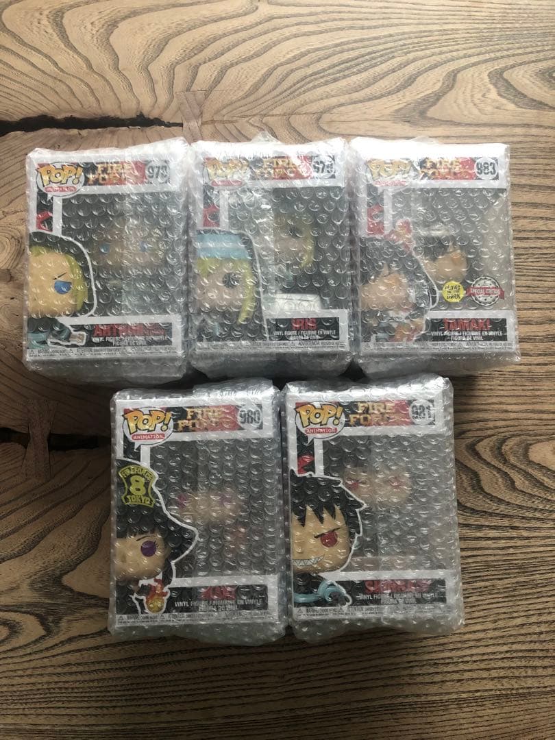 新品未開封バラ売り不可 炎炎ノ消防隊 フィギュア ガチャポン FunkoPOP