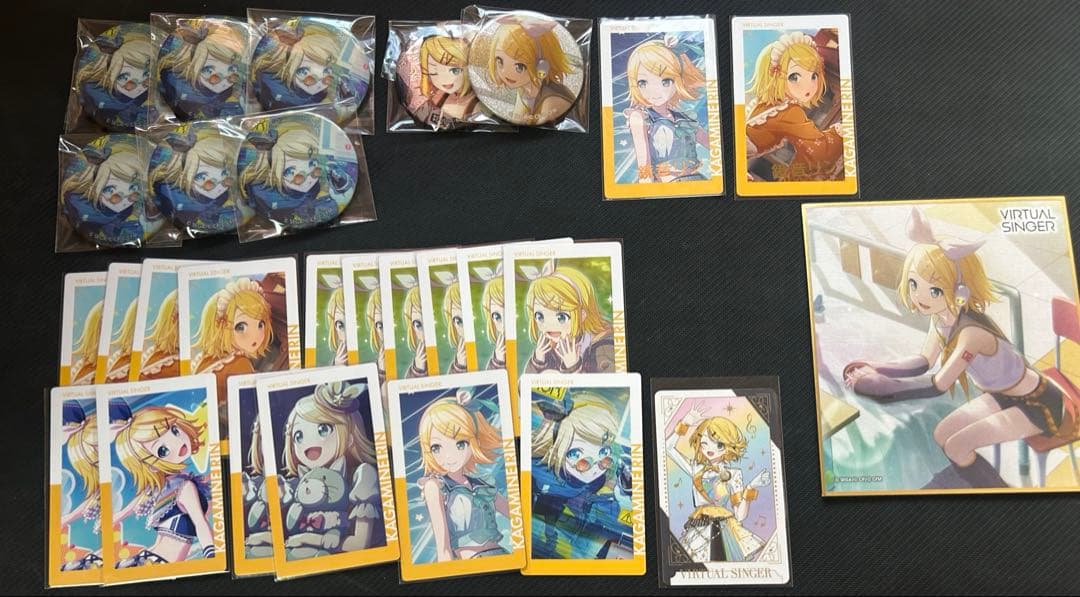 プロセカ 鏡音リン まとめ売り グリ缶 エピカ 色紙 - メルカリ