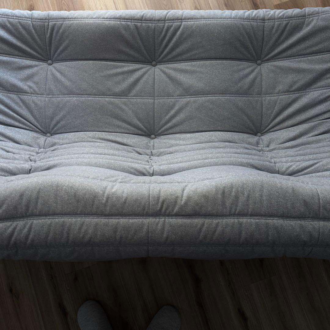 美品 リーンロゼ トーゴ 3P 50周年特別生地【DENDEN】ライトグレー