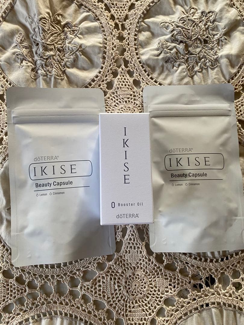 dōTERRA IKISE ブースターオイル、Beauty カプセル2袋　セット スキンケアの新製品‼️『粋精（IKISE）』の使い方 | doTERRA(ドテラ)の