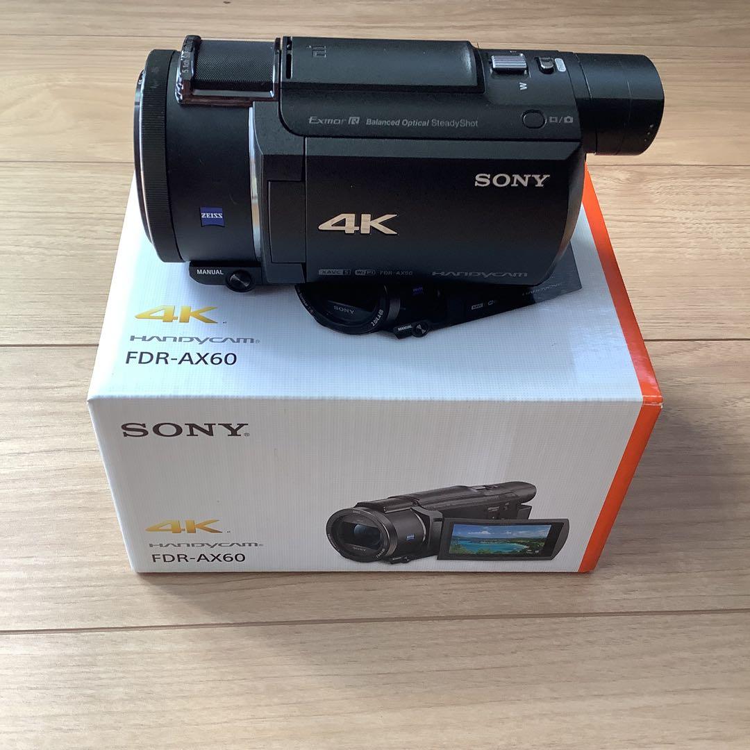 SONY　ソニー　デジタルビデオカメラハンディカム　4K　FDR-AX60　4K