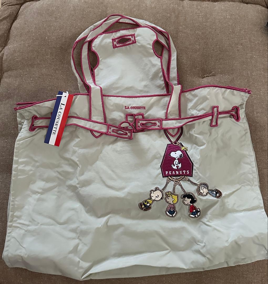 ラクゼット LA COUSETTE スヌーピー エコバッグ 阪急百貨店