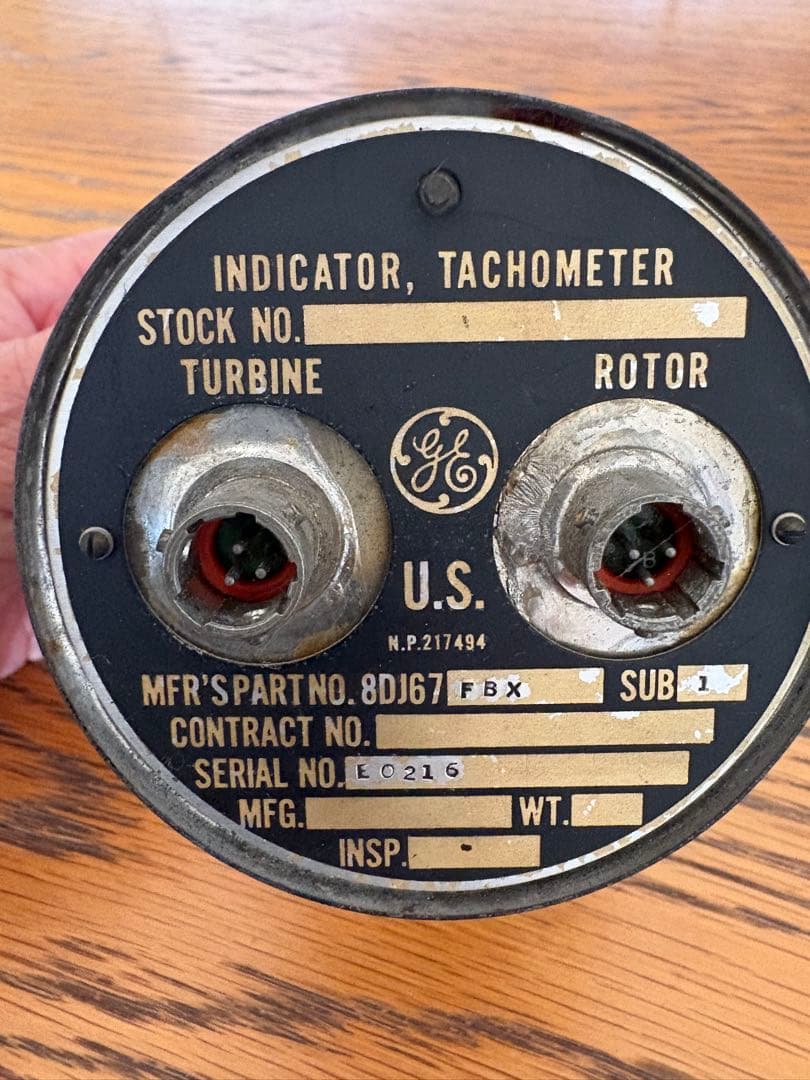 GE タコメーター ローター RPM インジケーター www.cosaga.com