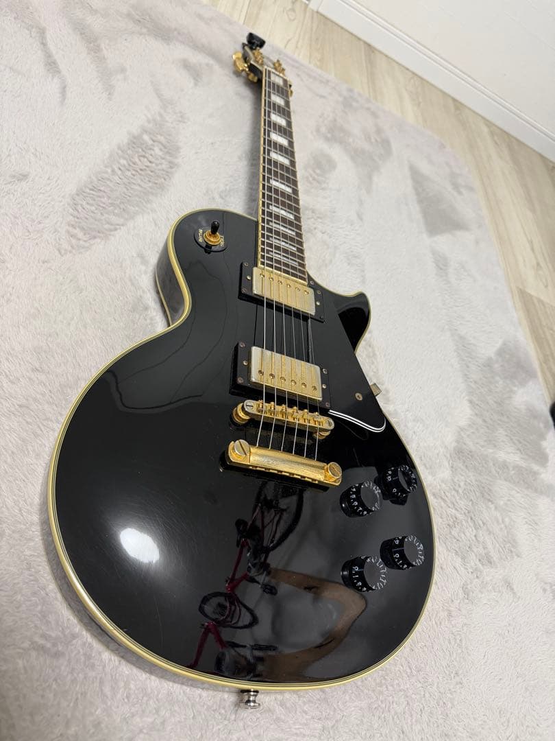 ギター Epiphone Les Paurl Custom Epiphone Les Paul Custom Ebony エレキギター 初心者14点セット【VOX