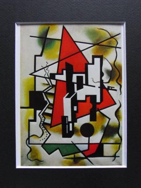 フェルナン・レジェ、Le Triangle rouge、希少図版