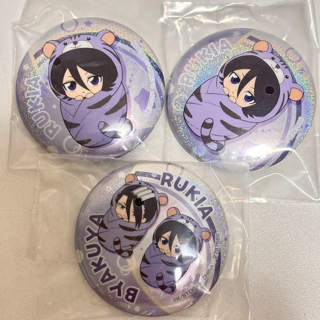 BLEACH おくるみアソート 缶バッジ 朽木ルキア 白哉 - メルカリ