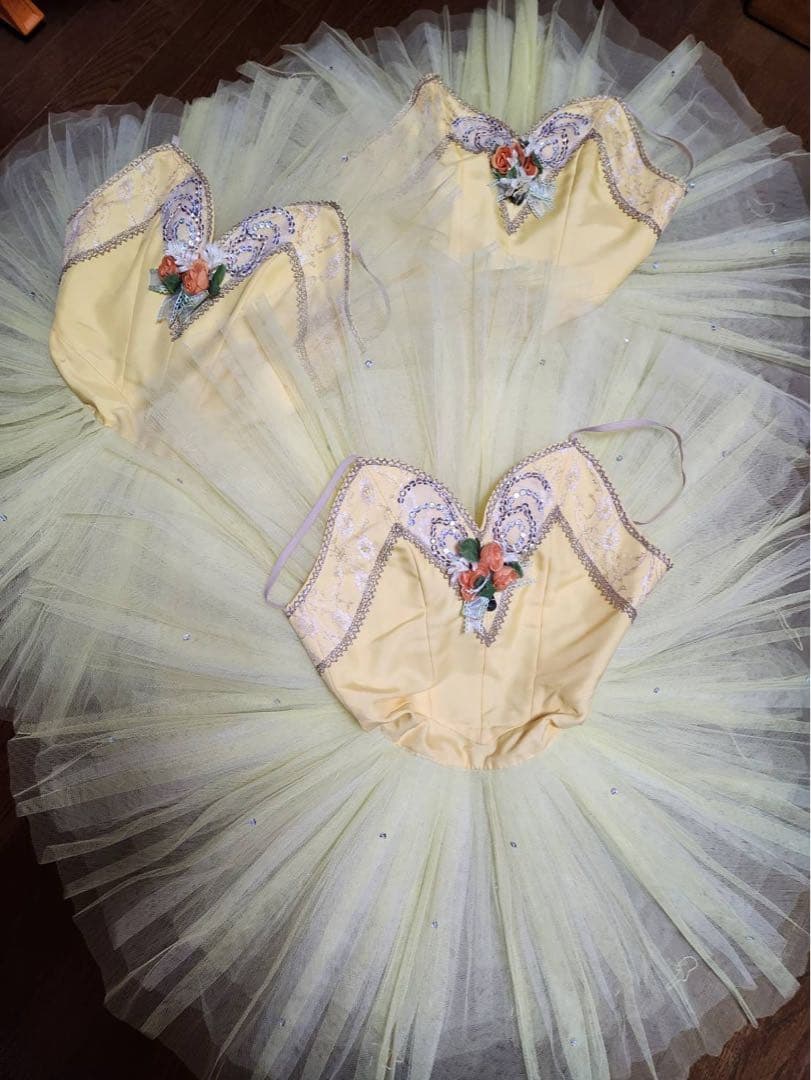 淡い黄色のチュチュ3着セット 古澤里紗ちゃん 可愛いギャラリー