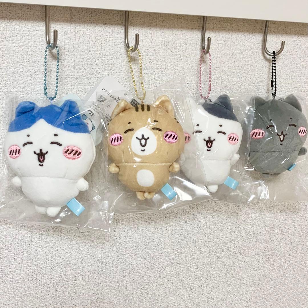 ちいかわ】ハチワレとごきげんななかまマスコット 4匹セット - メルカリ