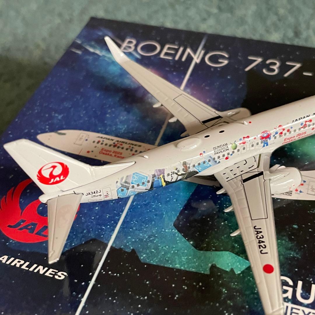 JAL 737-800 ガンダム EXPO JA342J ph 1:400 - メルカリ