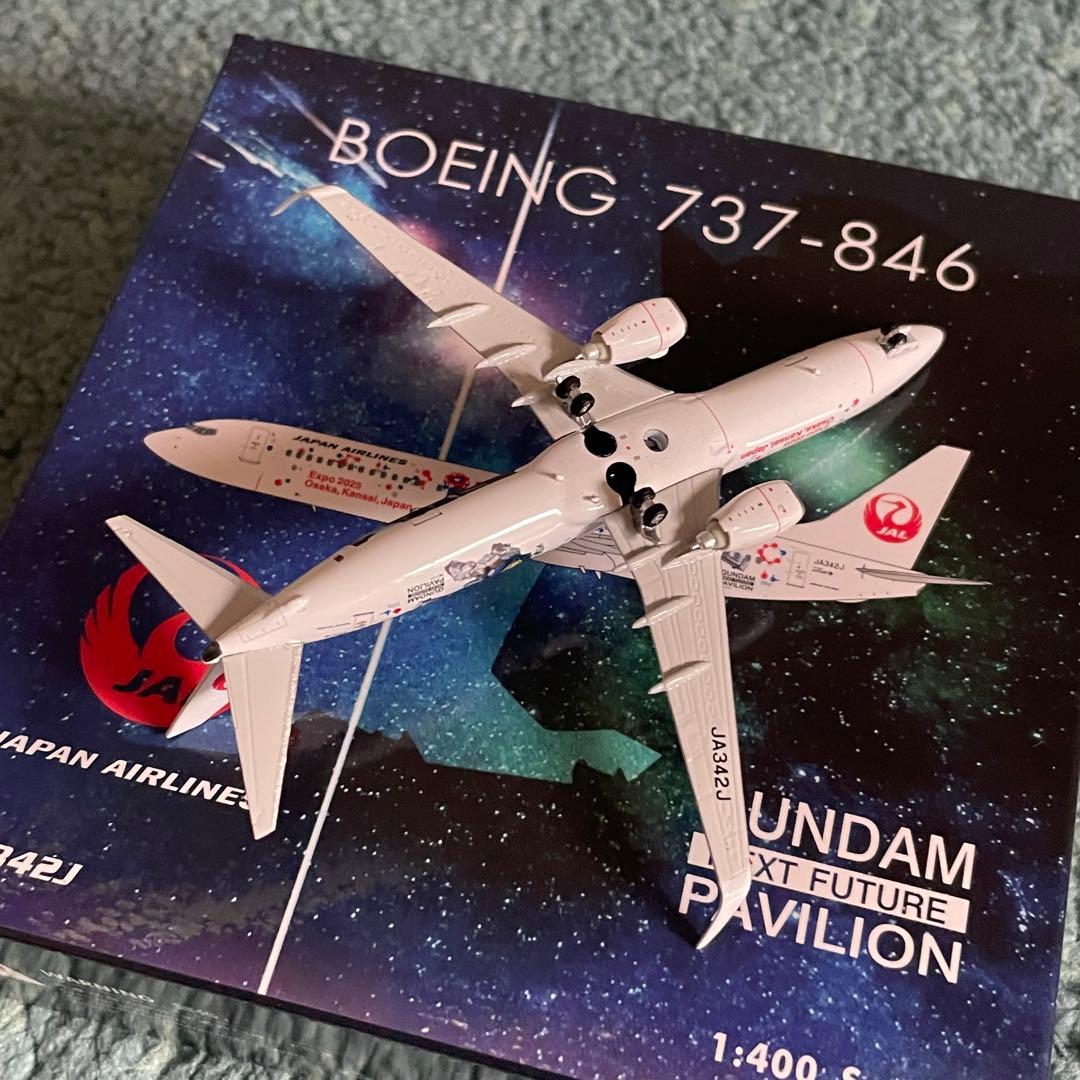 JAL 737-800 ガンダム EXPO JA342J ph 1:400 - メルカリ